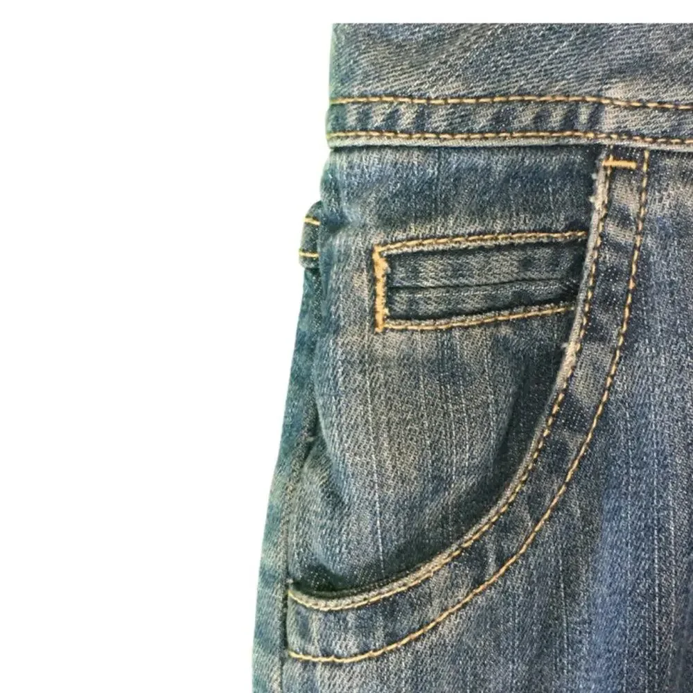 Madison Washed Denim Long Shorts Size 14 EUC - Picture 4 of 9